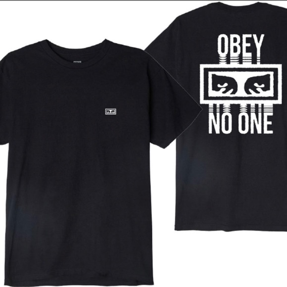 Obey Black no one t-shirt. - Picture 1 of 3